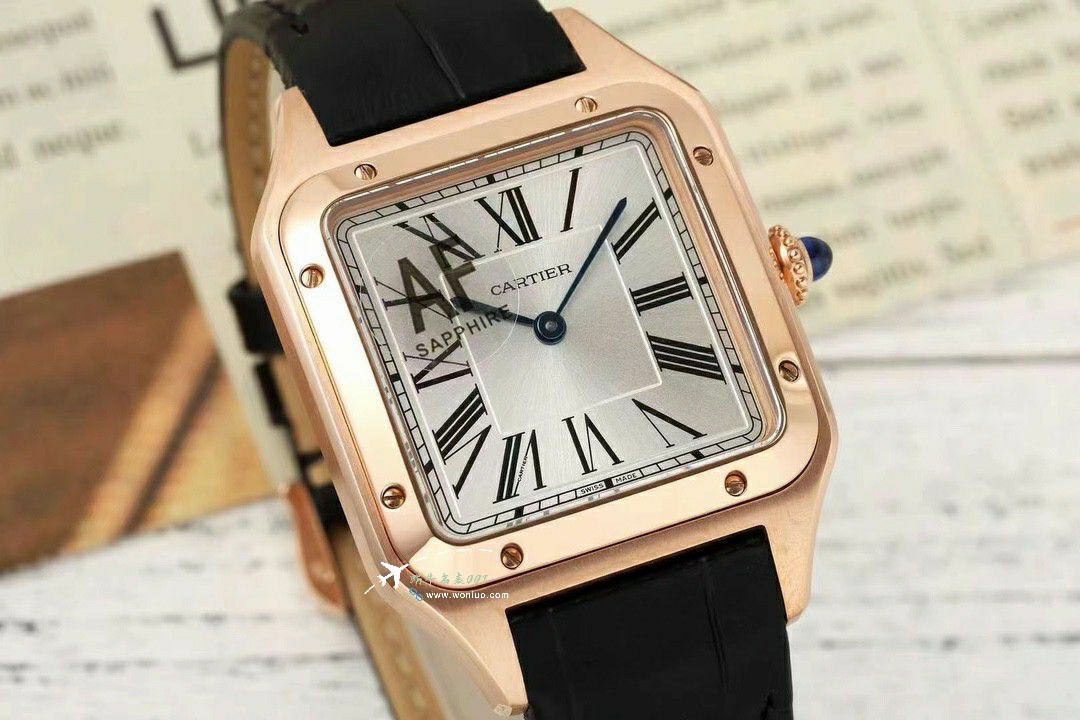 AF Cartier   Santos 大号中号集合WJSA0016，WJSA0017，WJSA0019 top  Replica Copy  Watches  / K377