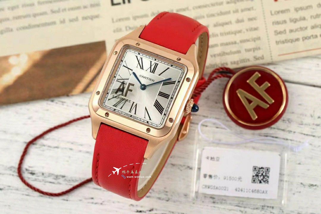AF Cartier   Santos 大号中号集合WJSA0016，WJSA0017，WJSA0019 top  Replica Copy  Watches  / K377