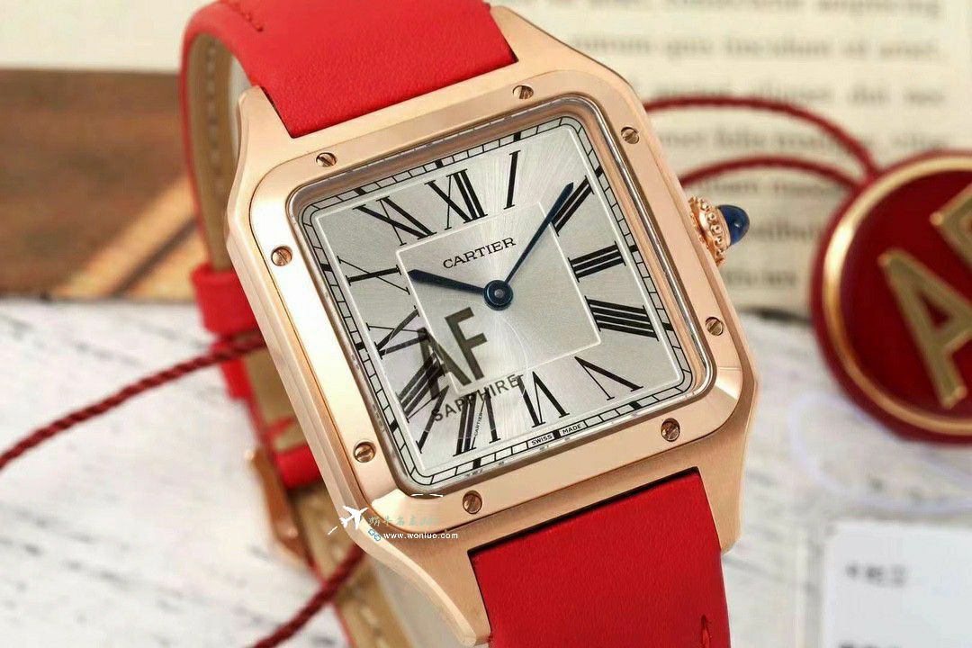 AF Cartier   Santos 大号中号集合WJSA0016，WJSA0017，WJSA0019 top  Replica Copy  Watches  / K377