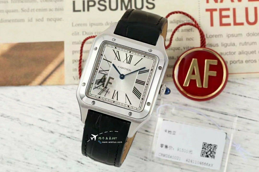 AF Cartier   Santos 大号中号集合WJSA0016，WJSA0017，WJSA0019 top  Replica Copy  Watches  / K377