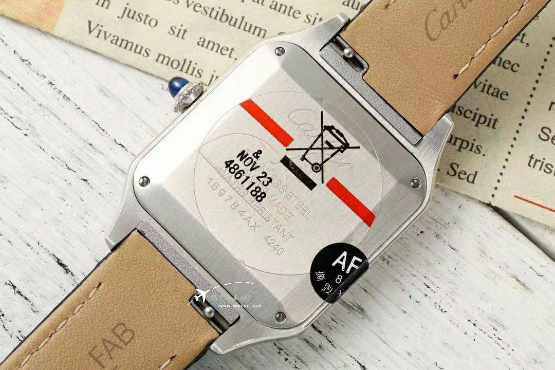 AF Cartier   Santos 大号中号集合WJSA0016，WJSA0017，WJSA0019 top  Replica Copy  Watches  / K377