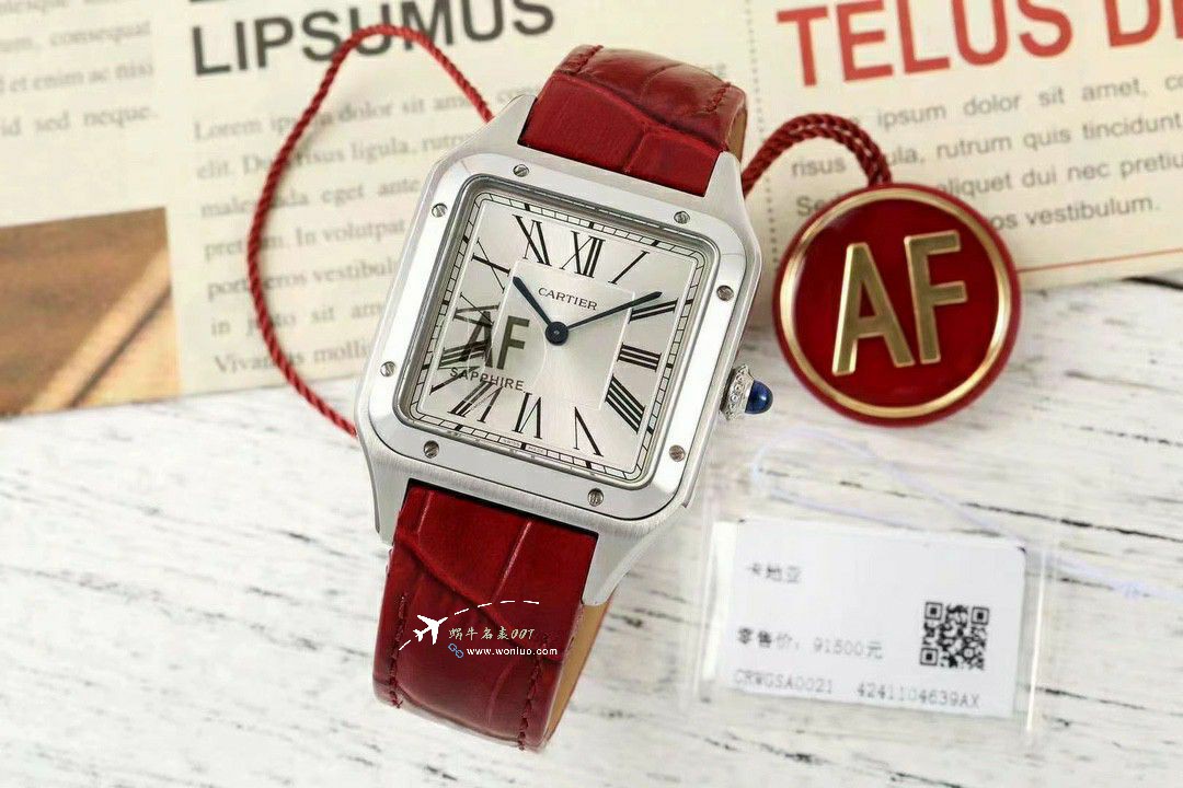 AF Cartier   Santos 大号中号集合WJSA0016，WJSA0017，WJSA0019 top  Replica Copy  Watches  / K377