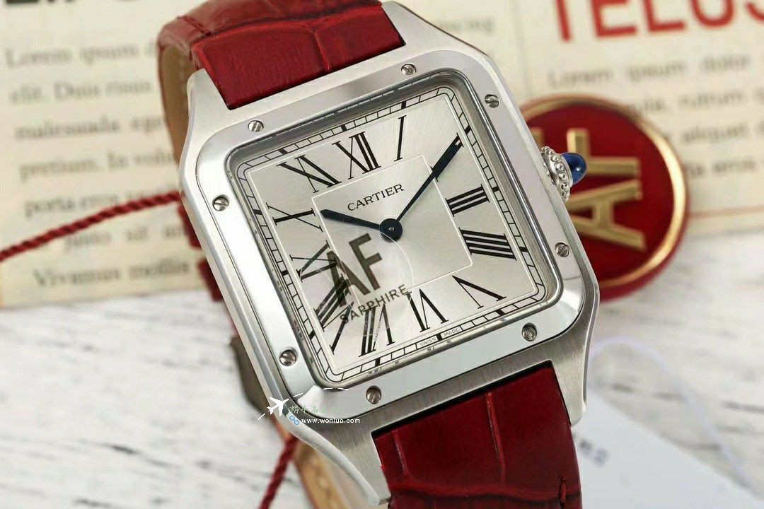 AF Cartier   Santos 大号中号集合WJSA0016，WJSA0017，WJSA0019 top  Replica Copy  Watches  / K377
