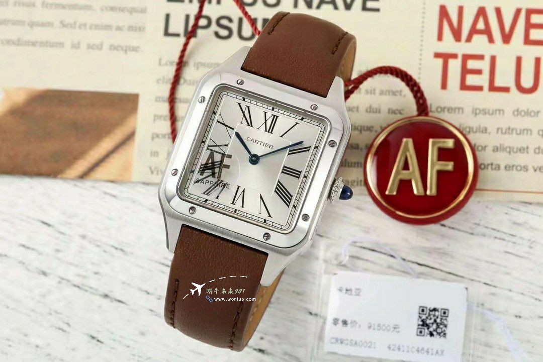 AF Cartier   Santos 大号中号集合WJSA0016，WJSA0017，WJSA0019 top  Replica Copy  Watches  / K377