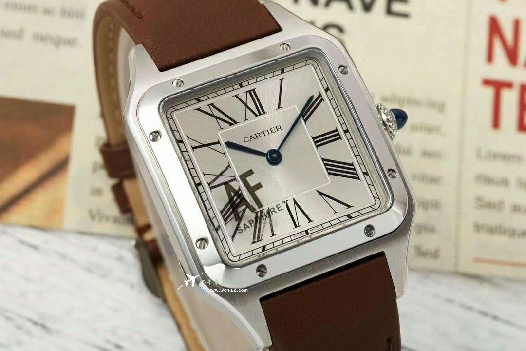 AF Cartier   Santos 大号中号集合WJSA0016，WJSA0017，WJSA0019 top  Replica Copy  Watches  / K377