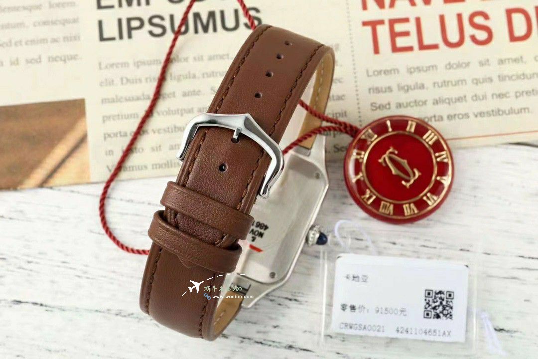 AF Cartier   Santos 大号中号集合WJSA0016，WJSA0017，WJSA0019 top  Replica Copy  Watches  / K377