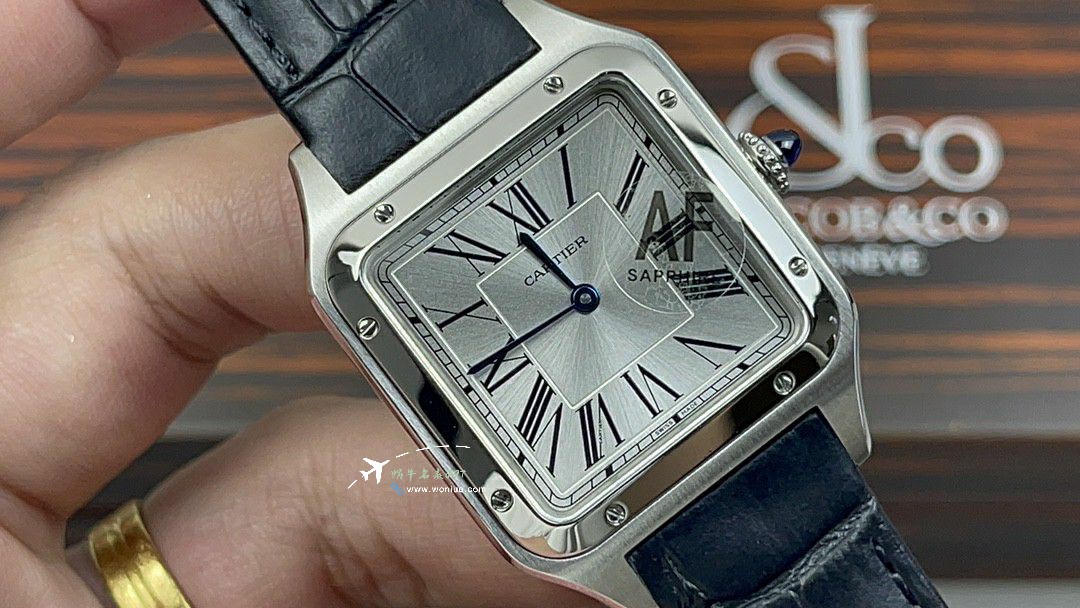 AF Cartier   Santos 大号中号集合WJSA0016，WJSA0017，WJSA0019 top  Replica Copy  Watches  / K377