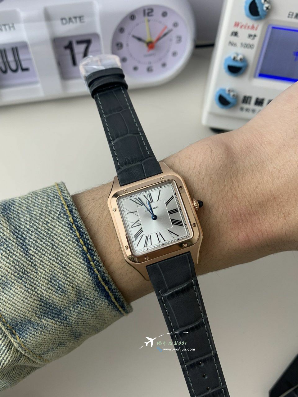 AF Cartier   Santos 大号中号集合WJSA0016，WJSA0017，WJSA0019 top  Replica Copy  Watches  / K377