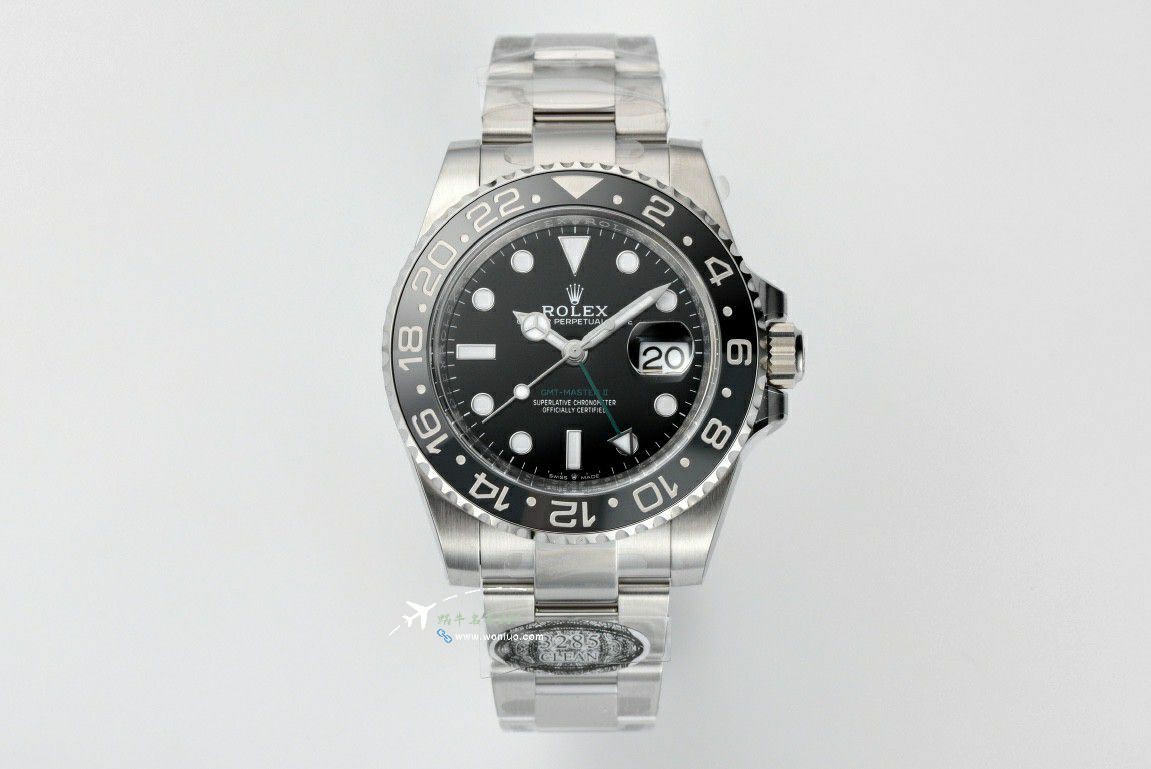  Rolex  GMT MASTER m126710grnr-0003黑灰皮蛋圈 clean Factory 真品对比 top  Replica Copy  Watches  / R893