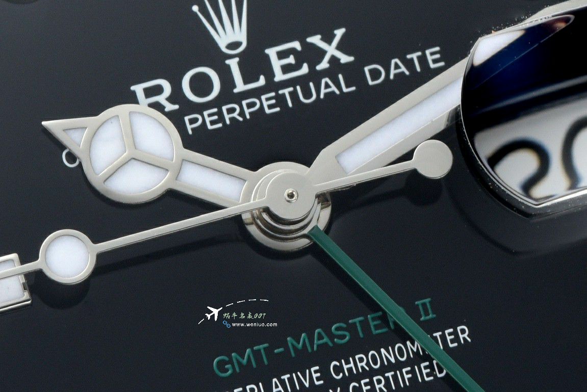  Rolex  GMT MASTER m126710grnr-0003黑灰皮蛋圈 clean Factory 真品对比 top  Replica Copy  Watches  / R893