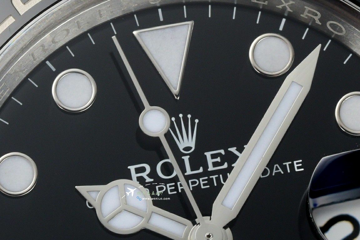  Rolex  GMT MASTER m126710grnr-0003黑灰皮蛋圈 clean Factory 真品对比 top  Replica Copy  Watches  / R893