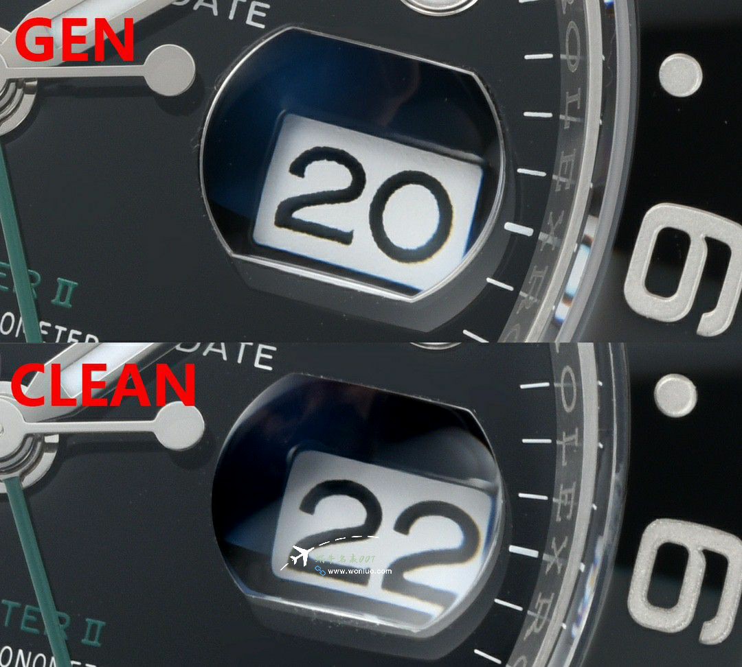  Rolex  GMT MASTER m126710grnr-0003黑灰皮蛋圈 clean Factory 真品对比 top  Replica Copy  Watches  / R893