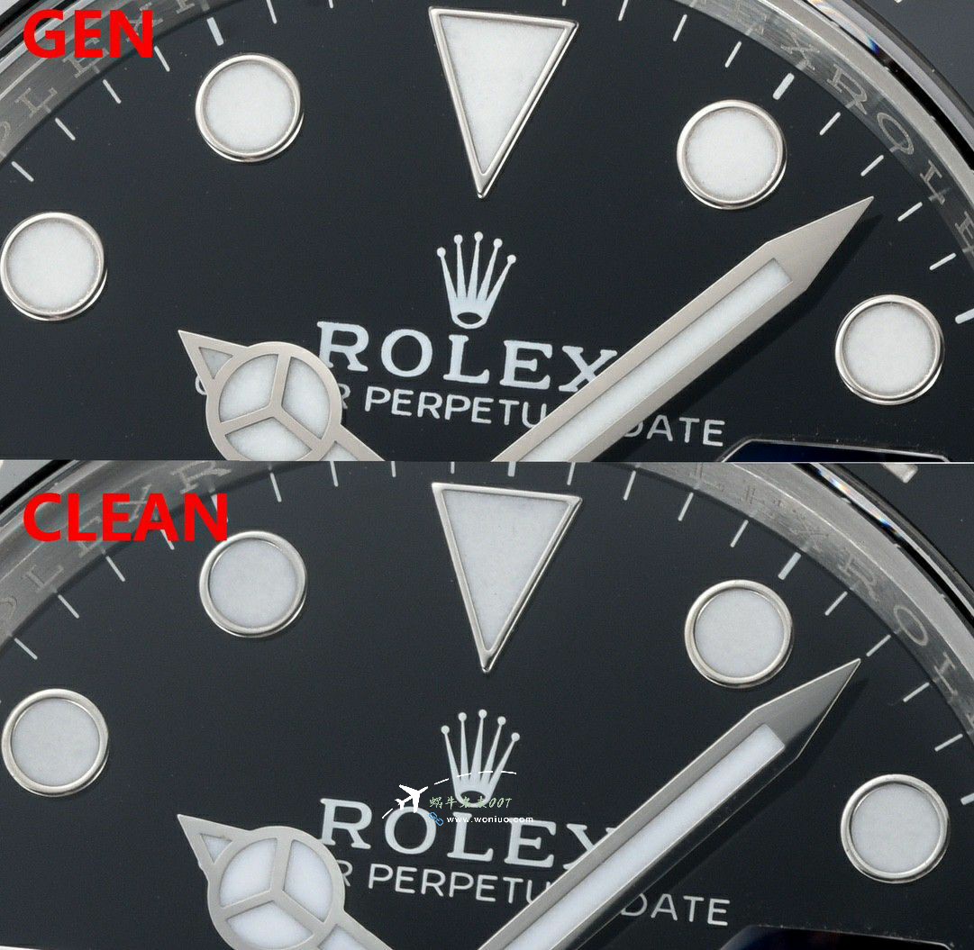  Rolex  GMT MASTER m126710grnr-0003黑灰皮蛋圈 clean Factory 真品对比 top  Replica Copy  Watches  / R893