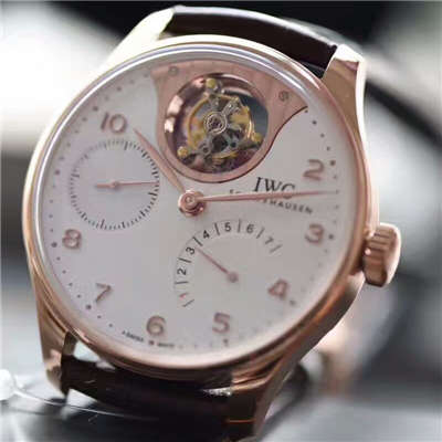 【独家视频测评】【YL Factory  Perfect  High quality  Replica Copy  Watches 】 IWC 葡萄牙系列IW504202自动 Tourbillon 逆跳 wrist watches 