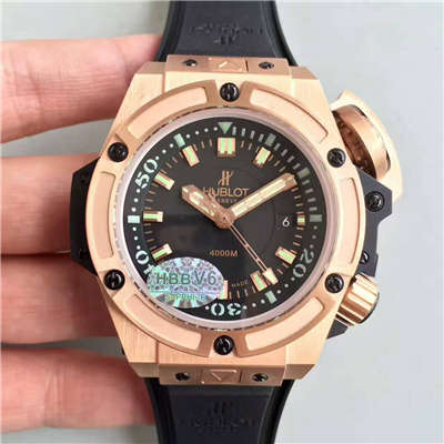 【HBBV6 Factory 1:1 top  Replica Watches 】 hublot 王者至尊系列4000M潜水王超级大怪兽731.OX.1170.RX wrist watches 