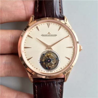 【LH Perfect  High quality  Replica Watches 】 Jaeger-LeCoultre Master超薄大师系列Q1322410自动 Tourbillon  wrist watches 